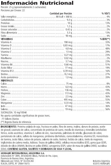 Herbalife® Número 1 Cookies 'n Cream 550 g