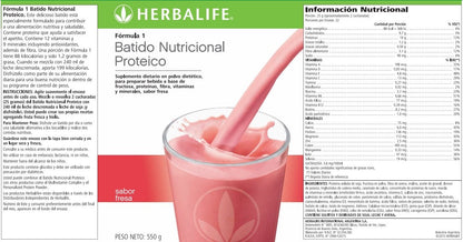 Herbalife® Número 1 Fresa 550 g