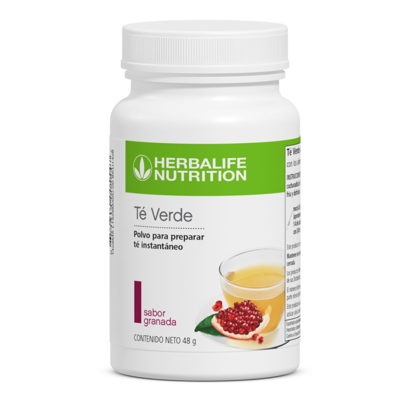 Té Verde Polvo para preparar té instantaneo sabor Granada 48 g