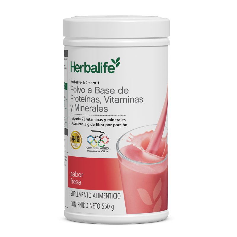 Herbalife® Número 1 Fresa 550 g