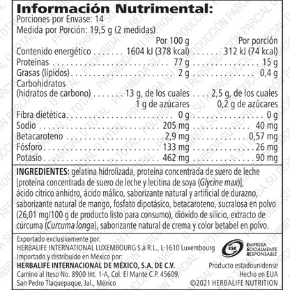 Protein Mix Durazno Mango 273 g
